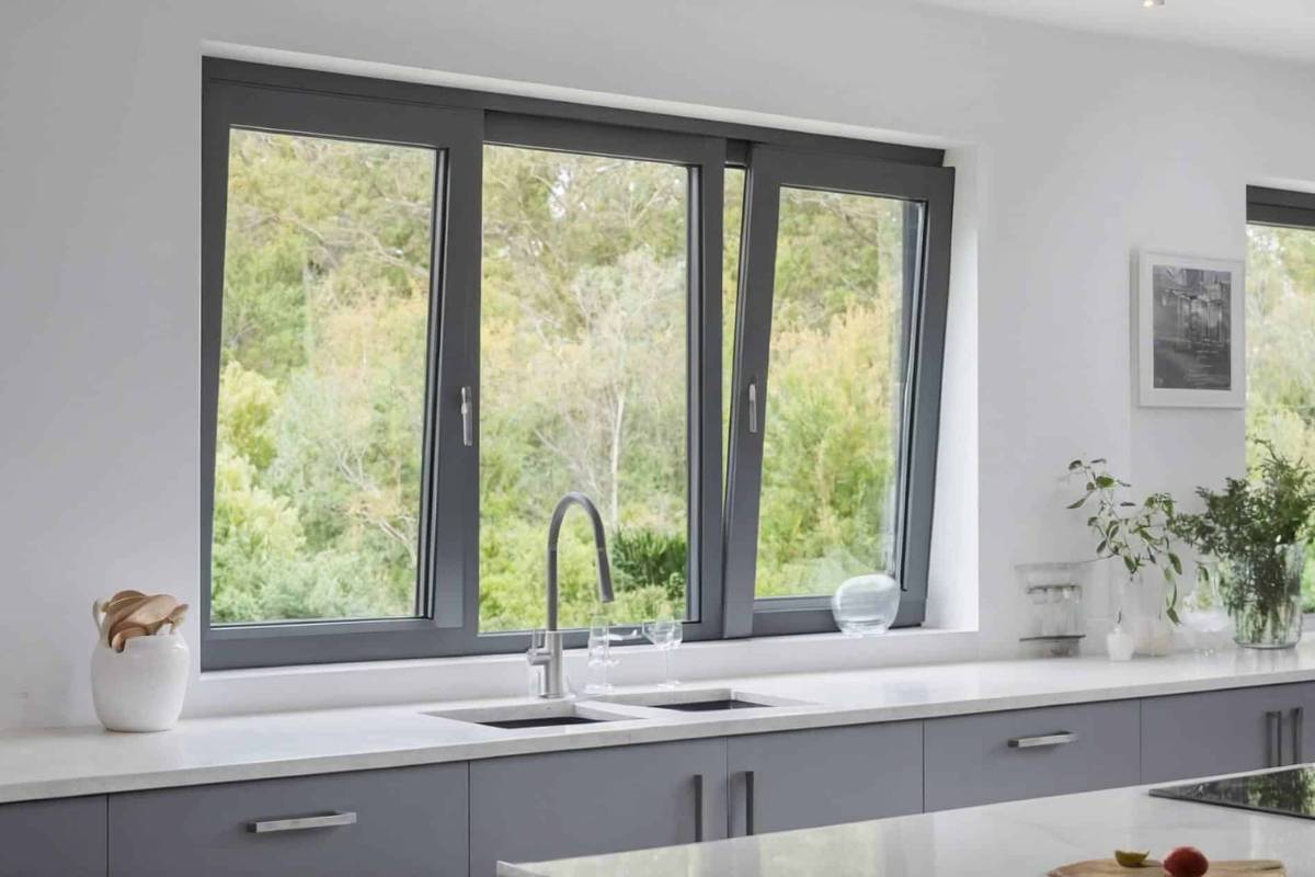 Tilt and turn window — both opening modes shown